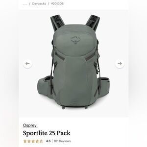 Osprey Sportlite 25 Pack and 2L Reservoir